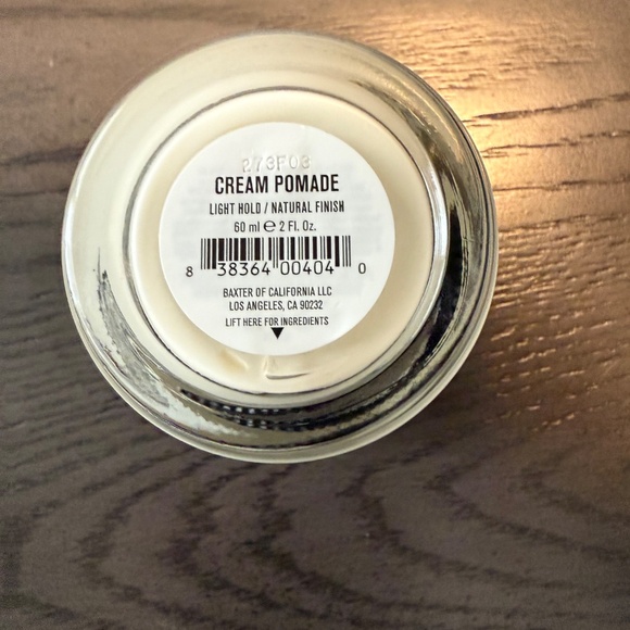 Baxter Of California Cream Pomade, 2 oz. - Picture 4 of 4